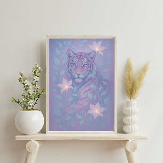 The Stardust Animals - Tiger Digital Print