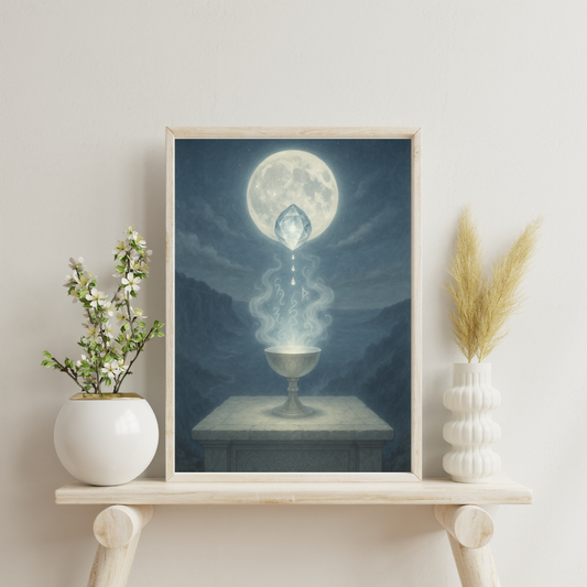 White Alchemy - Lunar Distillation Digital Print