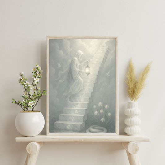 White Alchemy - Stairway to the Ether Digital Print