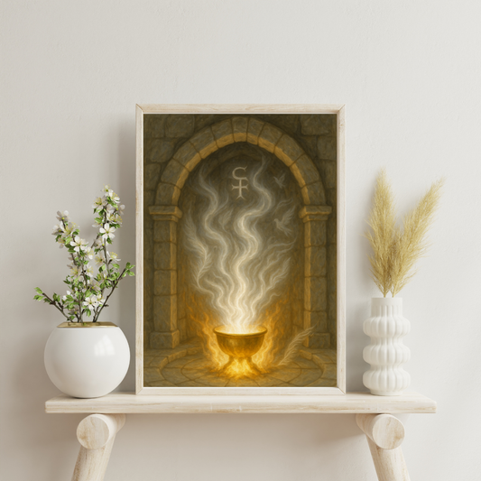 White Alchemy - The Pure Crucible Digital Print