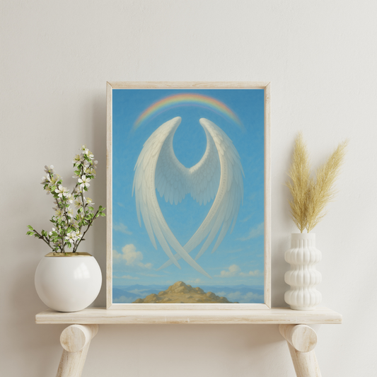 White Alchemy - Wings of Transmutation Digital Print