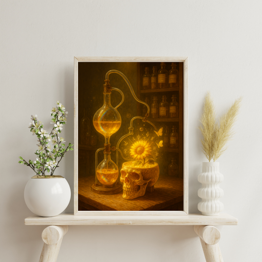 Yellow Alchemy - Sun Elixir Distillery Digital Print