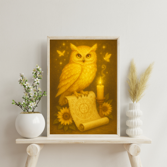 Yellow Alchemy - The Alchemist’s Familiar Digital Print