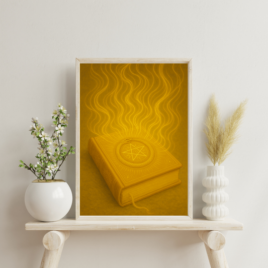 Yellow Alchemy - The Gilded Codex Digital Print