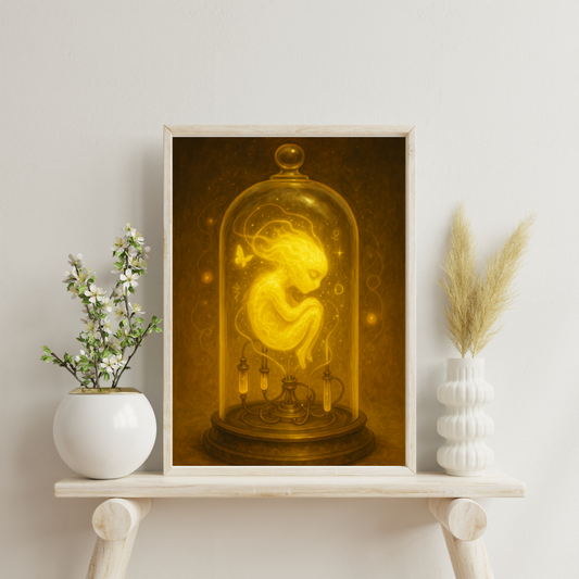 Yellow Alchemy - The Golden Homunculus Digital Print