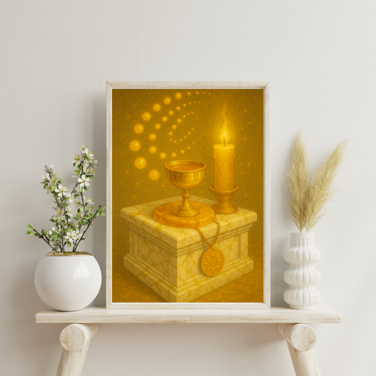 Yellow Alchemy - The Light Altar Digital Print