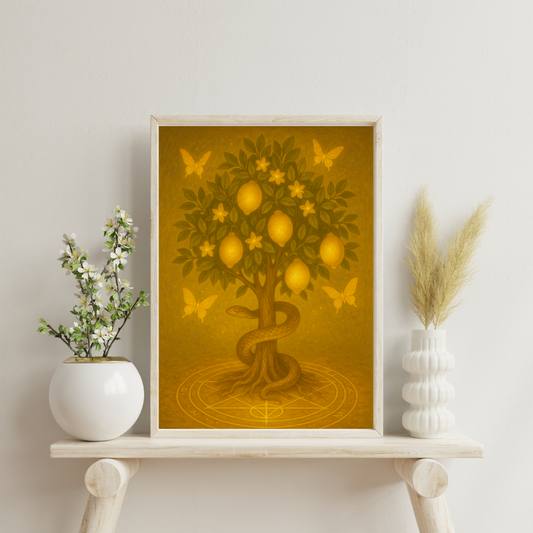 Yellow Alchemy - The Philosopher’s Lemon Tree Digital Print