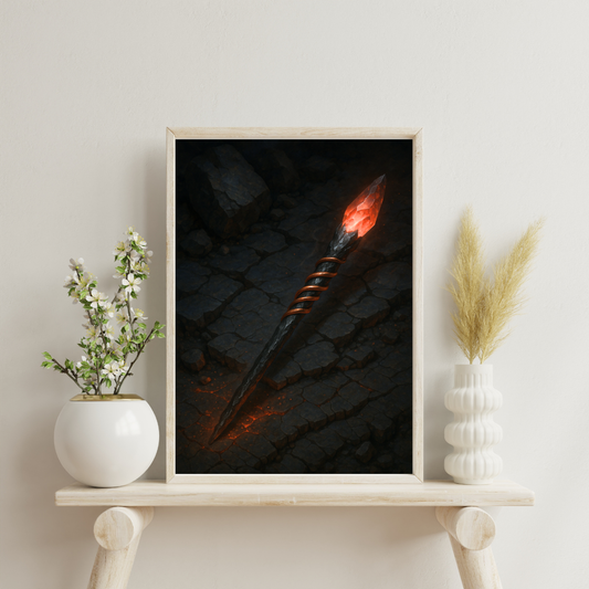 Zodiac Alchemy Wands - Aries Digital Print