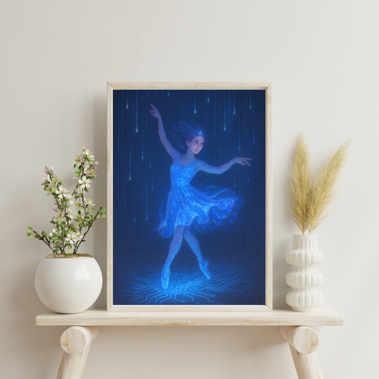 Zodiac Ballerinas - Aquarius Digital Print
