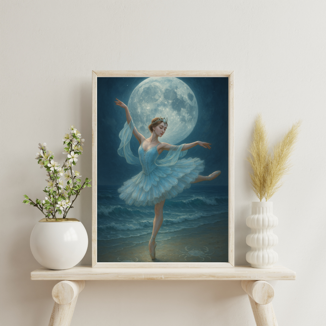 Zodiac Ballerinas - Cancer Digital Print