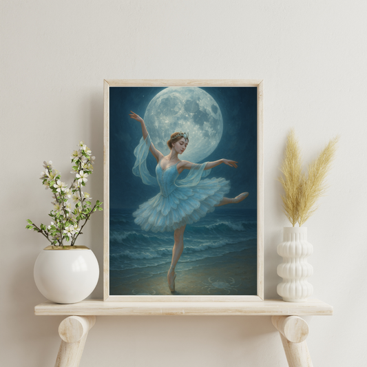 Zodiac Ballerinas - Cancer Digital Print