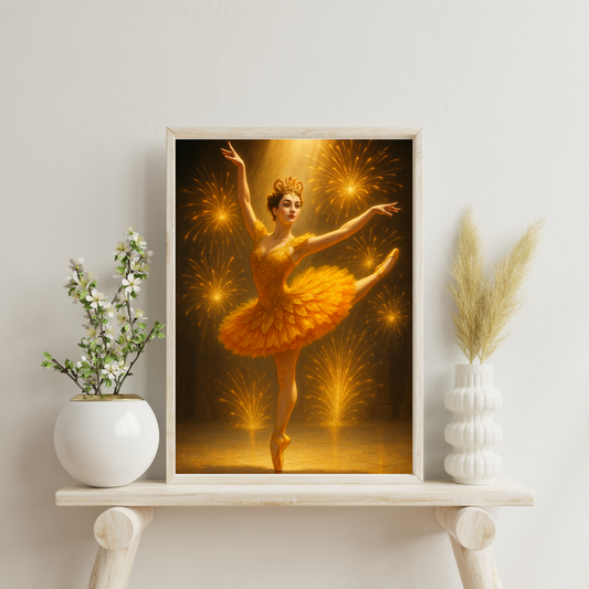 Zodiac Ballerinas - Leo Digital Print