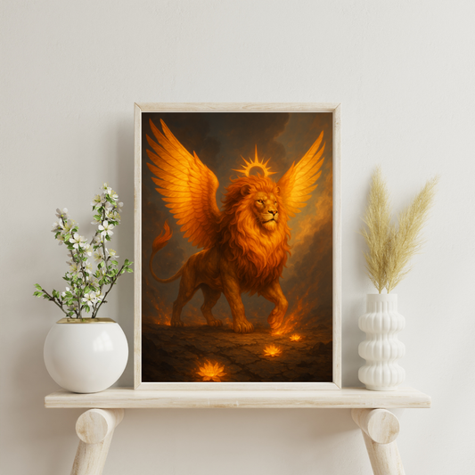 Zodiac Beasts - Leo Digital Print