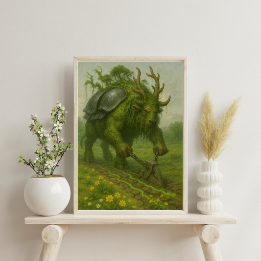 Zodiac Beasts - Taurus Digital Print