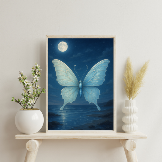 Zodiac Butterflies - Cancer Digital Print