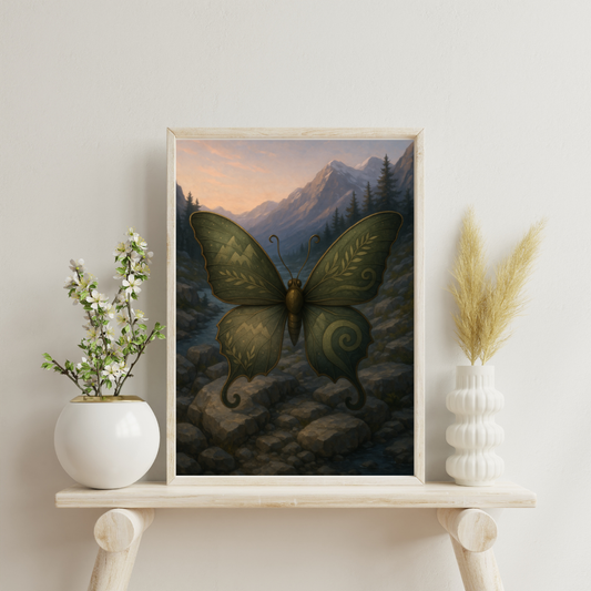 Zodiac Butterflies - Capricorn Digital Print