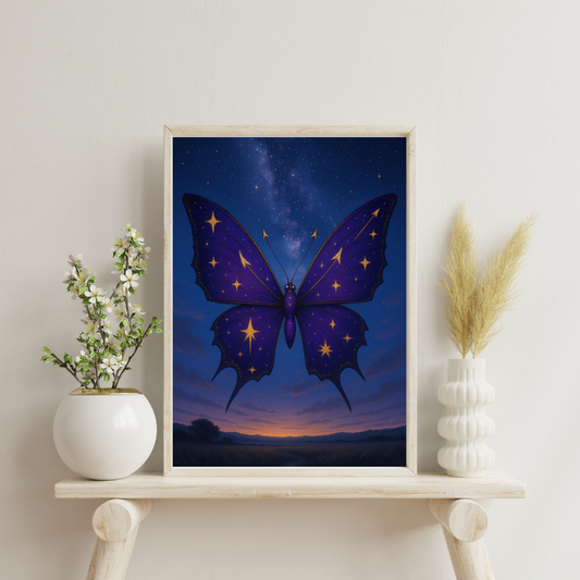 Zodiac Butterflies - Sagittarius Digital Print
