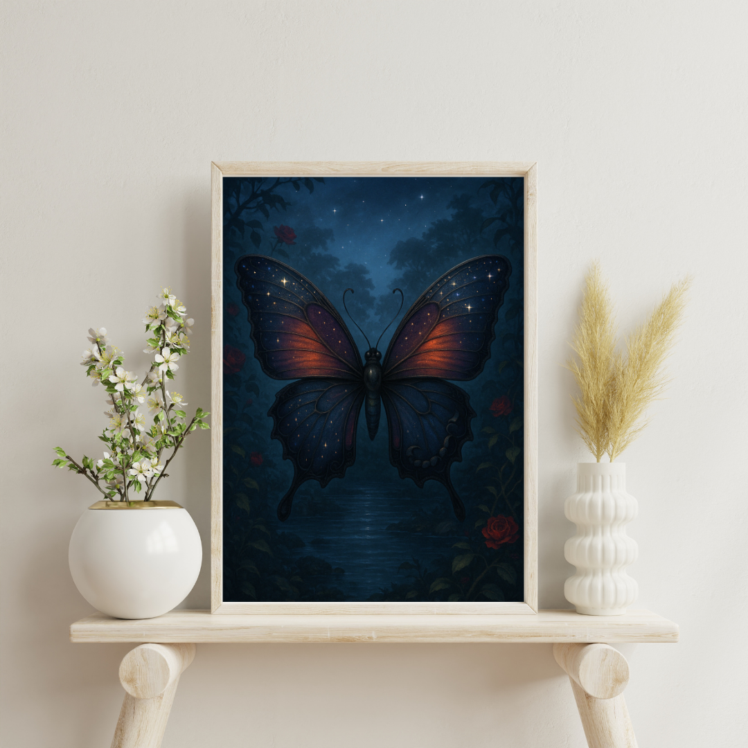 Zodiac Butterflies - Scorpio Digital Print