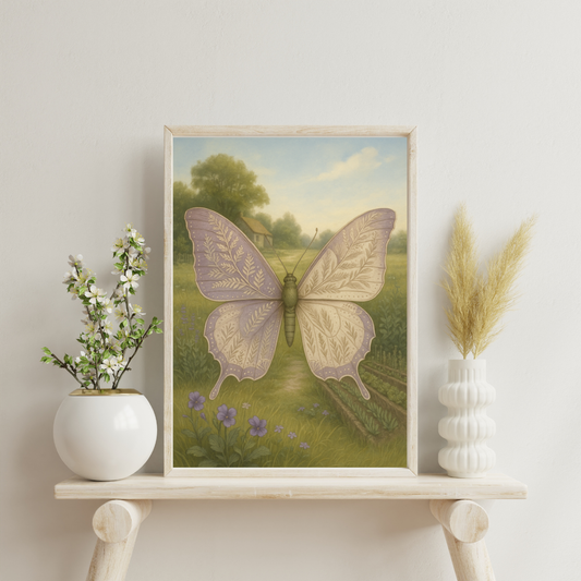 Zodiac Butterflies - Virgo Digital Print