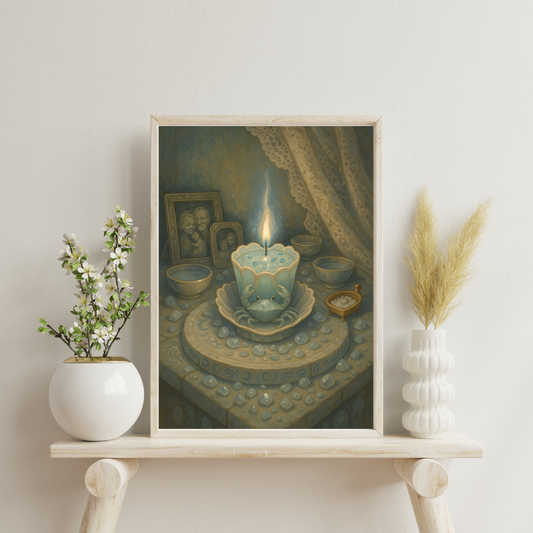 Zodiac Candles - Cancer Digital Print