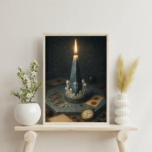 Zodiac Candles - Capricorn Digital Print