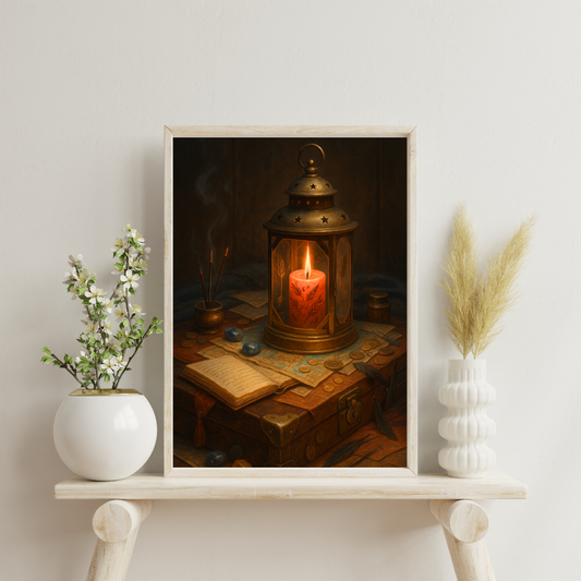 Zodiac Candles - Sagittarius Digital Print