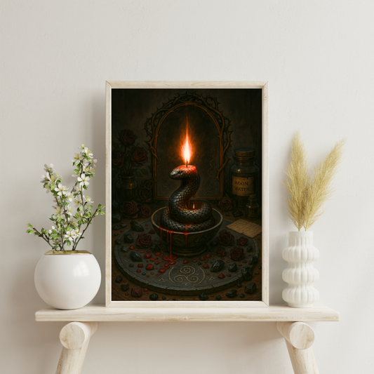 Zodiac Candles - Scorpio Digital Print