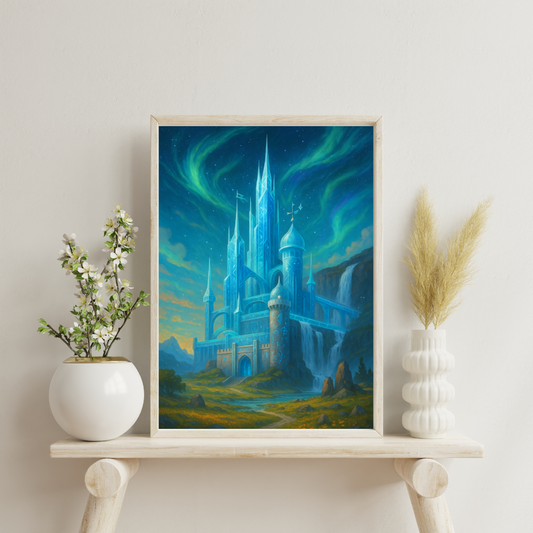 Zodiac Castles - Aquarius Digital Print