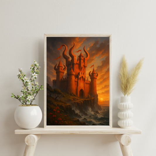 Zodiac Castles - Aries Digital Print