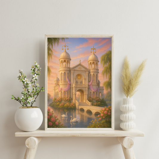 Zodiac Castles - Libra Digital Print