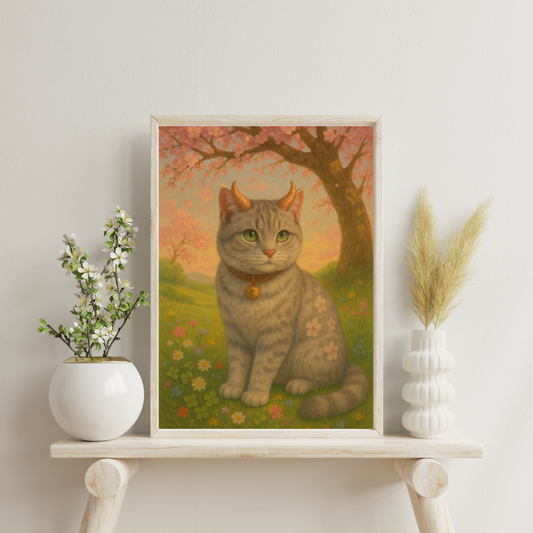 Zodiac Cats - Taurus Digital Print