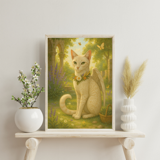 Zodiac Cats - Virgo Digital Print