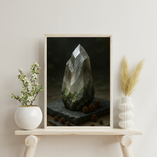 Zodiac Crystals - Capricorn Digital Print