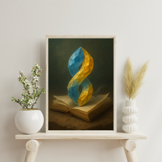 Zodiac Crystals - Gemini Digital Print