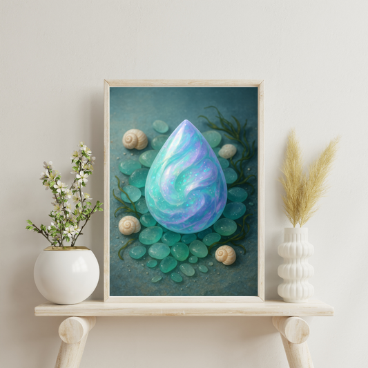 Zodiac Crystals - Pisces Digital Print