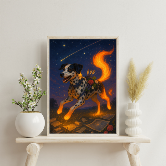 Zodiac Dogs - Sagittarius Digital Print
