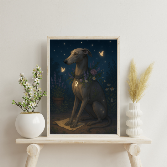 Zodiac Dogs - Virgo Digital Print