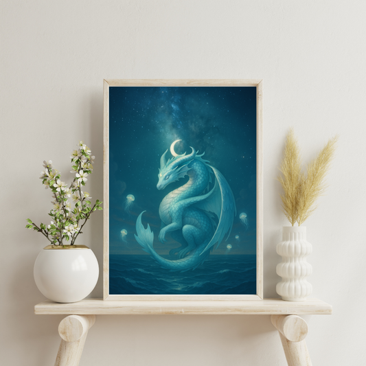 Zodiac Dragons - Cancer Digital Print