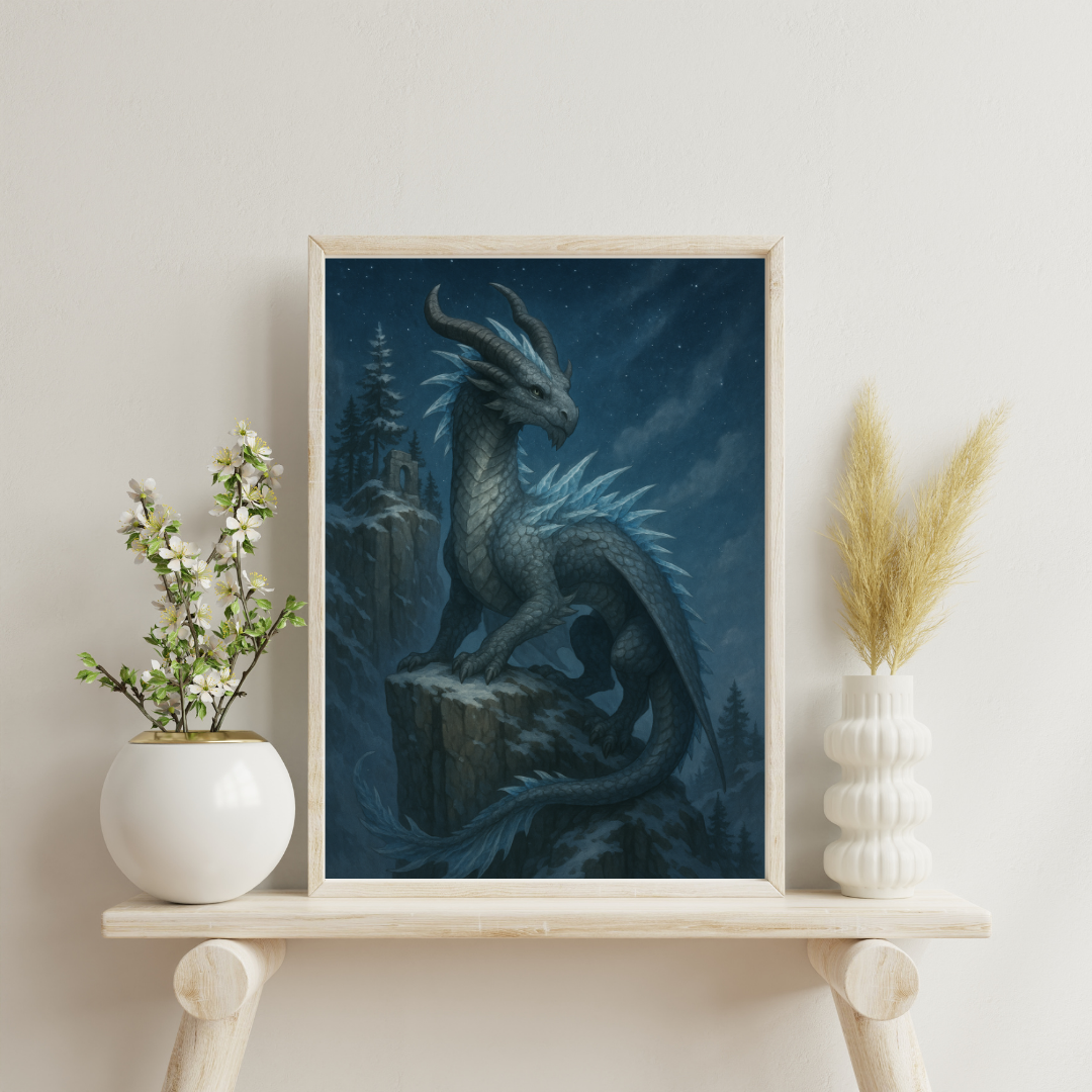 Zodiac Dragons - Capricorn Digital Print