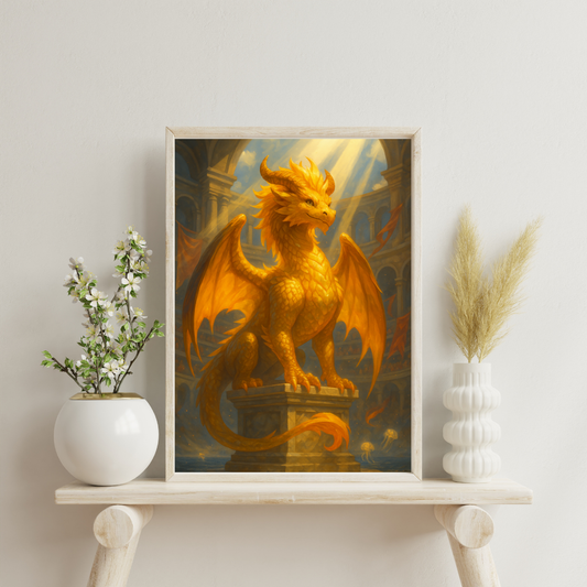 Zodiac Dragons - Leo Digital Print
