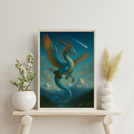 Zodiac Dragons - Sagittarius Digital Print