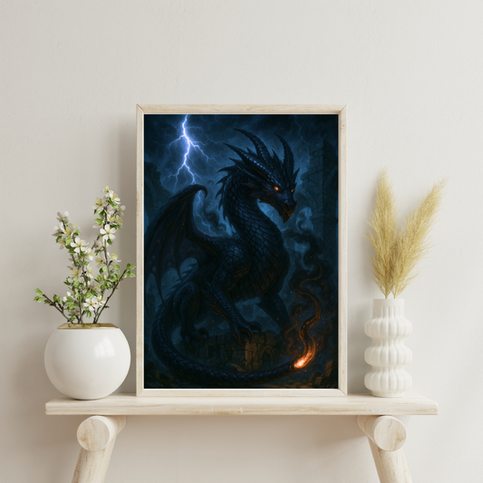 Zodiac Dragons - Scorpio Digital Print