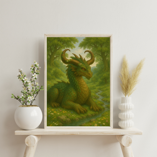 Zodiac Dragons - Taurus Digital Print