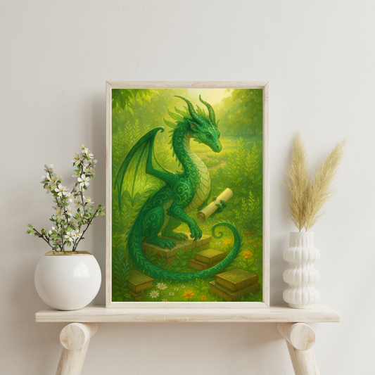 Zodiac Dragons - Virgo Digital Print