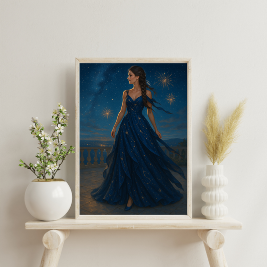 Zodiac Dresses - Sagittarius Digital Print