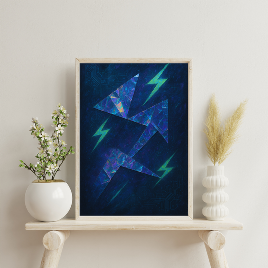 Zodiac Echoes - Aquarius Digital Print