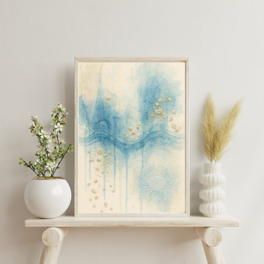 Zodiac Echoes - Cancer Digital Print