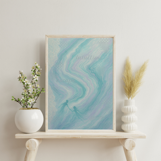Zodiac Echoes - Pisces Digital Print