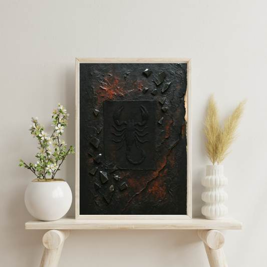 Zodiac Echoes - Scorpio Digital Print