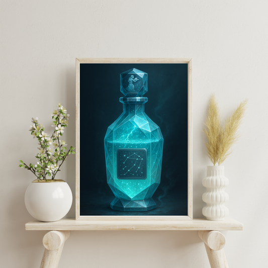 Zodiac Elixirs - Aquarius Digital Print